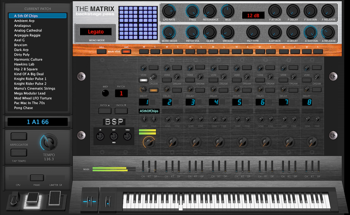 The Matrix for MainStage, Logic, and Kontakt